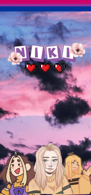 Dream SMP Niki aesthetic art wallpaper — iPhone 13 Pro Max Picha ya Ukuta