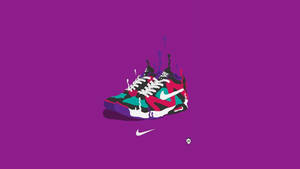 Sanaa ya Dijiti ya Viatu vya Nike vya Poa