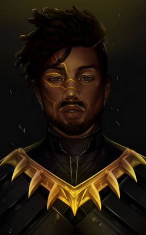 Erik Killmonger Art Wallpaper — RedMagic Tablet Picha ya Ukuta