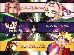 Sanaa ya Kibunifu ya Naruto Mrembo — Naruto aesthetic Picha ya Ukuta