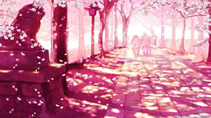Sanaa ya Kichaa cha Miti ya Sakura wallpaper — Sanaa ya urembo Picha ya Ukuta