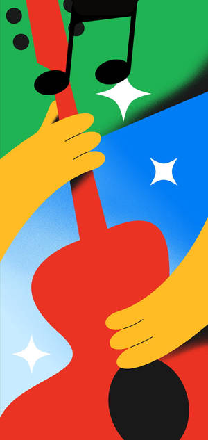 Sanaa ya Kikaratasi ya Gitaa Google Pixel 4