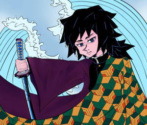 Sanaa ya Kiumbe wa Kifo Baridi — Samurai wa jini Picha ya Ukuta