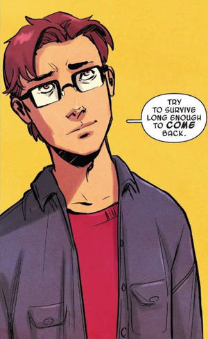 Red-Haired Peter Parker Comic Art wallpaper — Honor Pad 20 Picha ya Ukuta