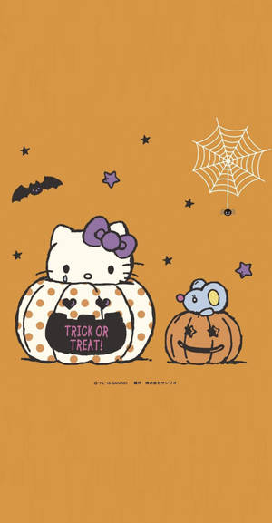 Sanaa ya Kuwa na Hello Kitty Halloween wallpaper — Hello Kitty Halloween Picha ya Ukuta