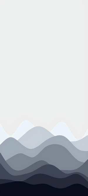 Minimalist art wave wallpaper — iPhone 16e Picha ya Ukuta