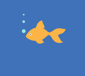 Sanaa ya minimalist samaki baridi wallpaper