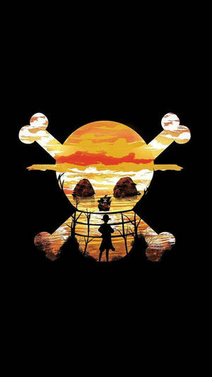 Sanaa ya Mtazamo wa Jolly Roger ya Simu ya One Piece
