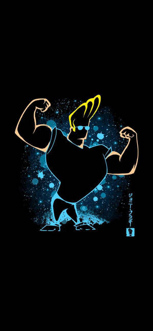 Sanaa ya Muhtasari wa Johnny Bravo Wallpaper — iPhone 11 Pro Picha ya Ukuta