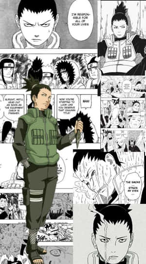 Mwonekano wa Shikamaru — Naruto Aesthetic Picha ya Ukuta
