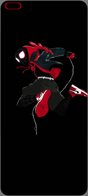 Sanaa ya Spiderman ya Oneplus Nord — iPhone 15 Picha ya Ukuta