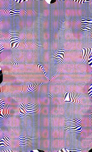 Sanaa ya Udanganyifu wa Macho ya Aesthetic Trippy