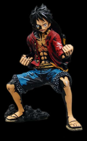 Toleo la Rangi la Sanamu ya Monkey D Luffy - Mfalme wa Wasanii Luffy, Pakua Picha ya HD — Pastel iPhone Picha ya Ukuta