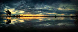 Scenic Dusk Seascape wallpaper