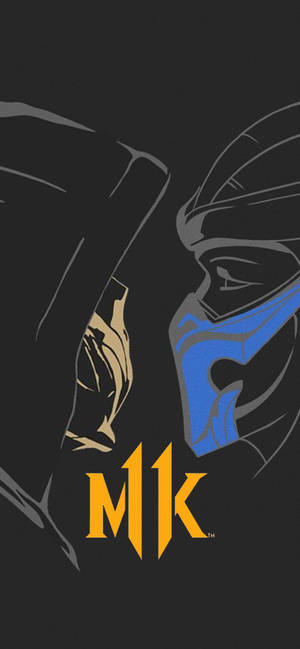 Scorpion dhidi ya SubZero MK11 wallpaper — iPhone 15 Picha ya Ukuta