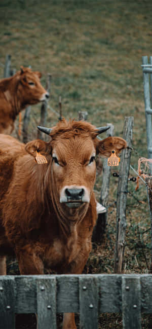 Cow Iphone — iPhone 12 Pro Max Picha ya Ukuta