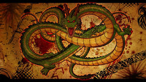 Shenron wa Dragon Ball Z ya PC la Dragoni ya Japani — Ryuu wa PC Picha ya Ukuta