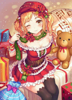 Picha za Krismasi za Anime — Anime ya krismasi Picha ya Ukuta