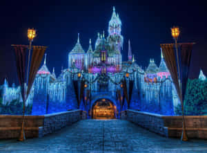 Sherehe Kwa Sihri ya Krismasi na Disney! — Krismasi ya disney Picha ya Ukuta