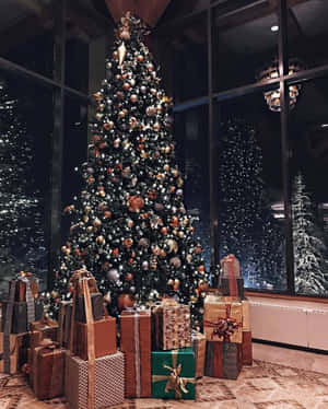 Picha za Christmas Aesthetic — Krismasi aesthetic Picha ya Ukuta