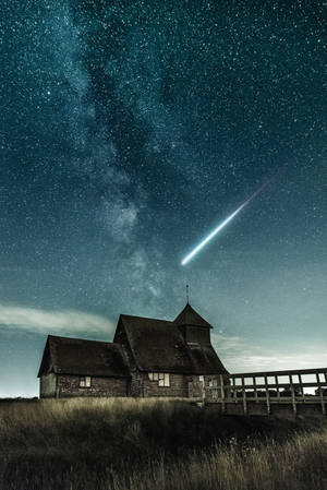 Shooting Star Cool IPad — iPhone 11 Picha ya Ukuta