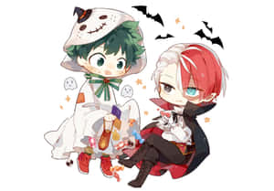 My Hero Academia Halloween [wallpaper] — Manga GIF Picha ya Ukuta