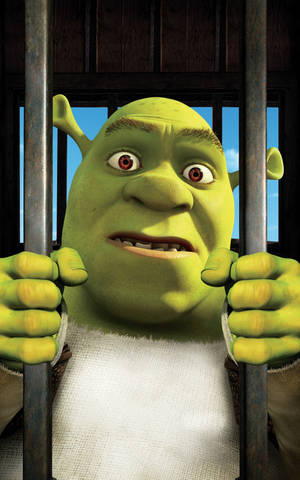 Shrek in a cage wallpaper — RedMagic Tablet Picha ya Ukuta