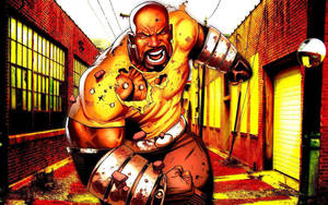 Shujaa Mweusi Mzuri Luke Cage — Marvel Picha ya Ukuta