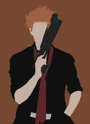 Shusei Kagari kutoka Psycho-Pass katika mtazamo wa kusudi — Kindle Picha ya Ukuta
