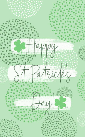 Siku ya Saint Patrick Juu ya Kijani Pastel — Galaxy Tab S10 FE Picha ya Ukuta