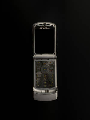 Silver Motorola Razr — Motorola Picha ya Ukuta