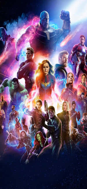 Iphone Xs Marvel's Avengers Mwanga — Honor Play 80 Picha ya Ukuta