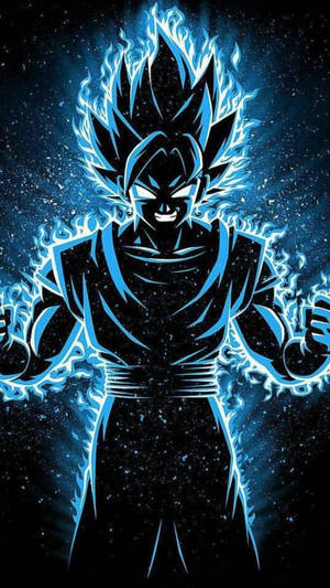 Simu ya Black Goku Nyeusi na Bluu