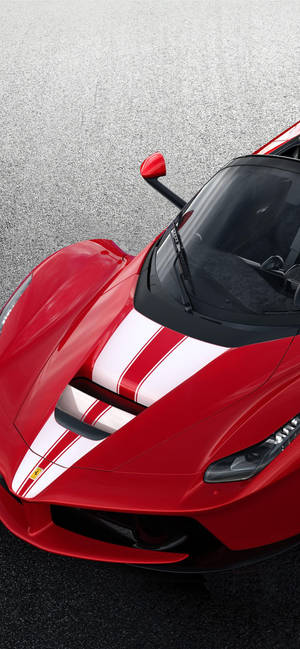 Simu ya Ferrari — iPhone X Picha ya Ukuta