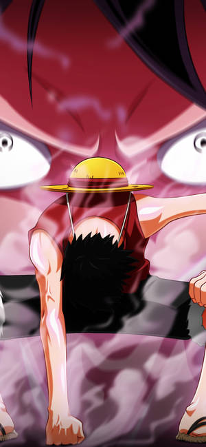 Simu ya One Piece Luffy Ngumi Chini