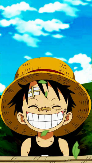 Simu ya One Piece Luffy Mdogo Amejeruhi