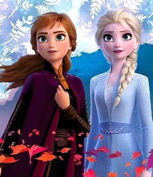 Elsa and Anna Frozen 2 wallpaper. — Motorola Razr 70 Ultra Picha ya Ukuta