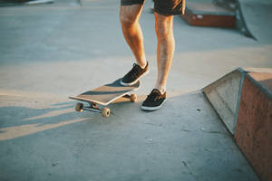 Skateboarding In Sunlight wallpaper.