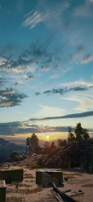 Iphone X Playerunknown's Battlegrounds Background — Mashariki Picha ya Ukuta