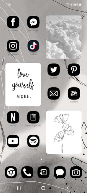 Aesthetic Widgets Pictures — Realme Neo8 Picha ya Ukuta