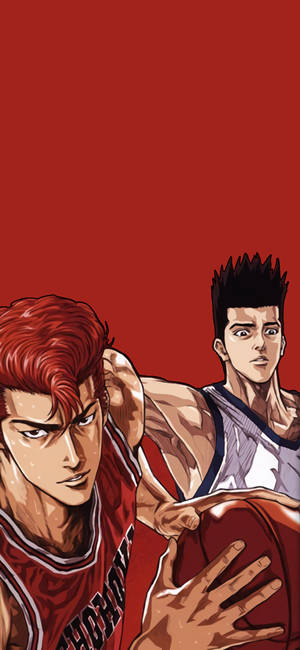 Slam Dunk Sakuragi na Sendoh wallpaper — iPhone 17 Picha ya Ukuta