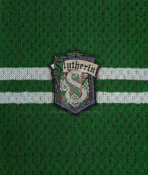 Slytherin logo knitted fabric wallpaper — Slytherin Aesthetic Picha ya Ukuta