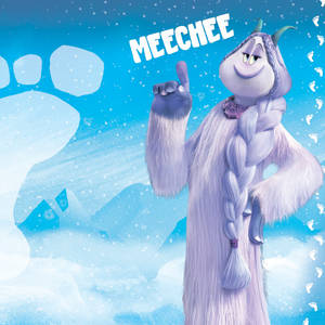 Smallfoot Female Yeti, Meechee wallpaper — Motorola Razr 2025 Picha ya Ukuta