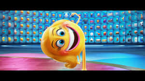 Smiler wa The Emoji Movie Anahisi Furaha Kubwa — Anime za Kuchekesha Picha ya Ukuta