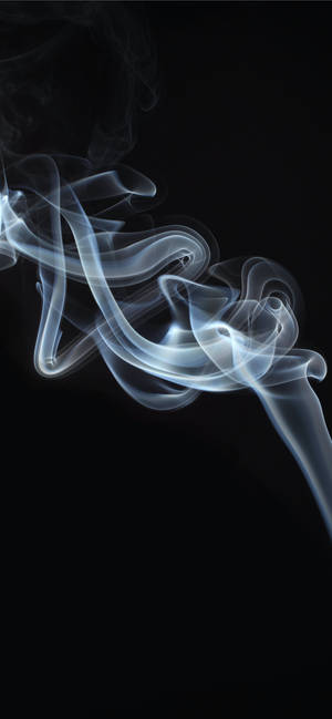 Smoke On Black Apple Iphone Background — iPhone 16 Picha ya Ukuta