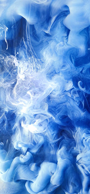 Smoke ya Bluu ya Cloudy wallpaper — iPhone 16 Pro Picha ya Ukuta