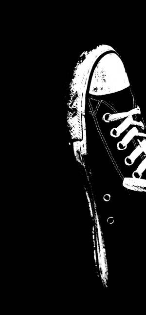 Cartoon Sneaker — iPhone 15 Picha ya Ukuta
