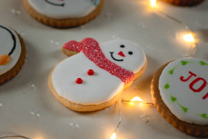 Snowman Gingerbread wallpaper — 3:2 Picha ya Ukuta