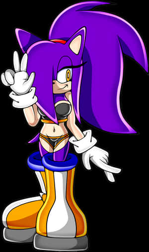 Natacha The Hedgehog - Wahusika wa Kike wa Sonic Shungi wa Zambarau, Pakua HD PNG