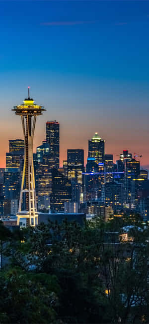 Latar Bora La Seattle — iPhone 15 Picha ya Ukuta